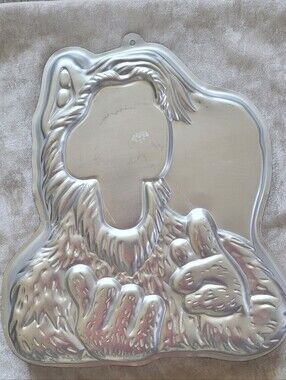 vintage 1988 Wilton ALF aluminum cake pan (model number 2105-2705).